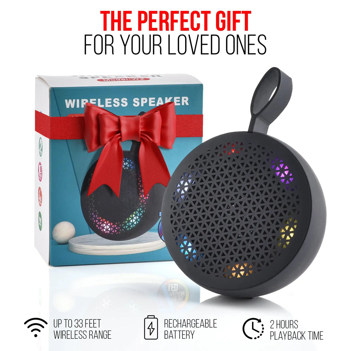 Portable Waterproof Bluetooth Speaker – Mini Wireless Outdoor Speaker - The Electronics Place